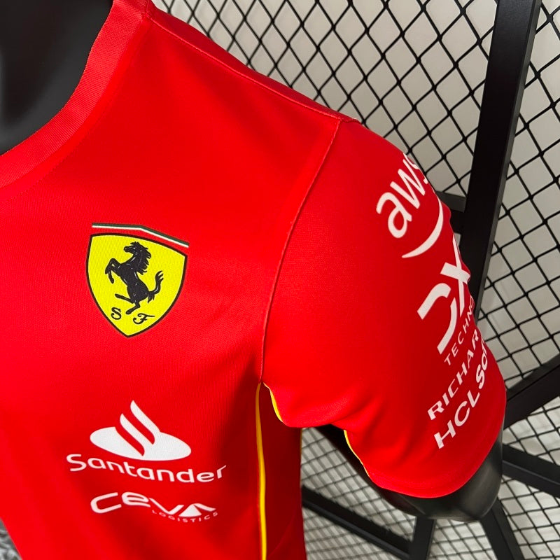 CAMISETA FÓRMULA 1 FERRARI 2024 CARLOS SAINZ 55