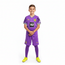 Conjunto infantil Borussia Dortmund edición especial 2025 2026 niños kit completo camiseta morada y pantalón corto oficial fútbol niños BVB 25/26 exclusivo.