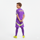 Conjunto infantil Borussia Dortmund edición especial 2025 2026 niños kit completo camiseta morada y pantalón corto oficial fútbol niños BVB 25/26 exclusivo.