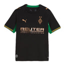 Borussia Mönchengladbach, Gladbach, Die Fohlen, Borussia-Park, Segunda Equipación, Camiseta Negra, Mönchengladbach 26/27, Tienda Hincha Futbolero, Fútbol, Bundesliga, Coleccionismo, Ropa Exclusiva, Camiseta Oficial