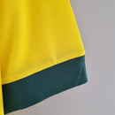 Camiseta hombre selección de Brasil mundial 1970 México primera equipación amarilla cuello redondo verde retro calidad 1.1 premium Pelé Tienda Hincha Futbolero. Brasil 1970, Camiseta Brasil retro Pelé, Ropa Brasil clásica, Camiseta México 70 Brasil, Calidad 1.1 Brasil, Jogo Bonito Gear, Tienda Hincha Futbolero, Brazil Retro Jersey 1970.