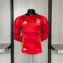 CAMISETA ESPAÑA I EURO MANGA LARGA 24/25 HOMBRE (VERSIÓN JUGADOR)