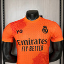 CAMISETA REAL MADRID Y-3 NARANJA 24/25 HOMBRE (VERSIÓN JUGADOR)
