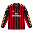 Camiseta AC Milan I 2013/2014 Manga Larga Retro Hombre - TIENDA HINCHA FUTBOLERO