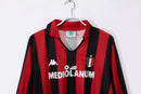 CAMISETA AC MILAN I MANGA LARGA 1988/89 HOMBRE (RETRO) - TIENDA HINCHA FUTBOLERO