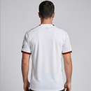 Camiseta hombre AC Milan temporada 2026 2027 oficial segunda equipación blanca fútbol técnica transpirable Serie A estilo italiano mundial.