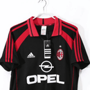 Camiseta AC Milan Tercera Equipación 2000/01 Hombre Retro Oficial Negra - TIENDA HINCHA FUTBOLERO