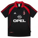 Camiseta AC Milan Tercera Equipación 2000/01 Hombre Retro Oficial Negra - TIENDA HINCHA FUTBOLERO