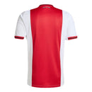 Camiseta hombre Ajax Ámsterdam temporada 2025 2026 primera equipación blanca con franja roja escudo bordado calidad 1.1 oficial, Ajax 2025, Camiseta Ajax roja y blanca, Ajax Ámsterdam 2026, Fútbol Total, Camiseta barata Ajax, Calidad 1.1 Ajax, Eredivisie 2026, Tienda Hincha Futbolero, Ajax Home Jersey.