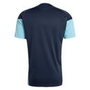 Camiseta hombre entrenamiento Selección Argentina temporada 2026 2027 color azul marino oficial 3 estrellas fútbol técnica transpirable mundial navy.