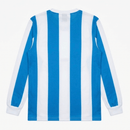 Camiseta Argentina I Manga Larga 1986/1987 Hombre Retro Oficial - Argentina, Albiceleste, AFA, Selección Argentina, Maradona, Diego Maradona, Mexico 86, Mundial 1986, Le Coq Sportif, Manga Larga, Long Sleeve, 1986, 1987, Retro, Vintage, Camiseta Clásica, Primera Equipación, Home Kit, Celeste y Blanca, Blue and White, Hombre, Men, Camiseta de Hombre, Tienda Hincha Futbolero, Fútbol Sudamericano