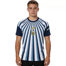 Camiseta hombre entrenamiento Argentina temporada 2026 2027 oficial pre-partido celeste y blanca técnica transpirable AFA mundial Messi.