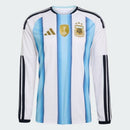 Camiseta Argentina Primera Equipación 25/26 Manga Larga Hombre - TIENDA HINCHA FUTBOLERO