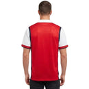 Camiseta Arsenal Primera Equipación 1998/99 Hombre Retro Oficial Roja - Arsenal, Arsenal FC, Gunners, Highbury, Premier League, English Football, Nike, Bergkamp, Dennis Bergkamp, Adams, Tony Adams, Vieira, Overmars, 1998, 1999, Retro, Vintage, Camiseta Clásica, Primera Equipación, Home Kit, Roja, Red, Blanca, White, JVC, Hombre, Men, Camiseta de Hombre, Tienda Hincha Futbolero, Fútbol Inglés