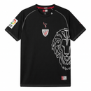 Camiseta Athletic Club Bilbao Segunda Equipación 2005/2008 Hombre (Retro) - Athletic Bilbao, Athletic Club, San Mamés, Los Leones, Bilbainos, Rojiblancos, Retro, Vintage, Camiseta Clásica, 2005, 2006, 2007, 2008, Segunda Equipación, Away Kit, Negra, Black, Hombre, Men, Camiseta de Hombre, Tienda Hincha Futbolero, Fútbol Español, La Liga