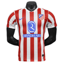 Camiseta hombre Atlético de Madrid temporada 2025 2026 primera equipación rojiblanca versión jugador auténtica tejido técnico calidad 1.1 oficial, Atlético de Madrid 2025, Camiseta Atleti jugador, Atlético Madrid Authentic 25/26, Camiseta rojiblanca Atleti, Camiseta barata Atlético Madrid, Calidad 1.1 Atleti, La Liga 2026, Tienda Hincha Futbolero, Colchoneros, Bloke Core Atleti.