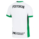 Camiseta hombre Atlético Nacional temporada 2026 2027 oficial segunda equipación blanca fútbol técnica transpirable Dimayor estilo verdolaga.