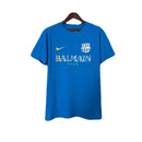 Camiseta Barcelona edición limitada, camiseta Nike x Balmain Barcelona, camiseta FC Barcelona 2024/25, camiseta azul Barcelona, camiseta reflexiva Barcelona, camiseta Balmain Barça, camiseta exclusiva Nike Barcelona, camiseta lujo FC Barcelona, camiseta Barça Nike Balmain, camiseta edición limitada Nike.