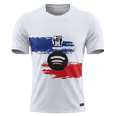 Camiseta hombre FC Barcelona edición limitada 2025 2026 blanca versión jugador ajuste atlético escudo termosellado detalles técnicos premium blanca y azulgrana.