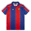 Camiseta Barcelona Primera Equipación 1992/95 Hombre Retro Oficial -Barcelona, FC Barcelona, Barça, Cule, Blaugrana, Azulgrana, Camp Nou, La Liga, Primera Division, Kappa, Cruyff, Johan Cruyff, Romario, Stoichkov, Koeman, Guardiola, 1992, 1993, 1994, 1995, Retro, Vintage, Camiseta Clásica, Primera Equipación, Home Kit, Azul, Granate, Hombre, Men, Camiseta de Hombre, Tienda Hincha Futbolero, Fútbol Español