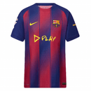 Camiseta FC Barcelona edición especial Ed Sheeran 2025 2026 versión jugador hombre ajuste atlético escudo termosellado detalles técnicos premium azulgrana.