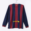 CAMISETA BARCELONA I MANGA LARGA 2014/15 HOMBRE (RETRO) - TIENDA HINCHA FUTBOLERO