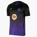 FC Barcelona, Barça, Culé, Segunda Equipación, Camiseta Negra y Púrpura, Versión Jugador, Player Version, Barcelona 26/27, Tienda Hincha Futbolero, Fútbol, Moda Futbolera, Coleccionismo, Ropa Exclusiva, Camiseta Barça Oficial