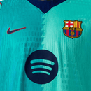 FC Barcelona, Barça, Culé, Tercera Equipación, Camiseta Azul, Versión Jugador, Player Version, Barcelona 26/27, Tienda Hincha Futbolero, Fútbol, Moda Futbolera, Coleccionismo, Ropa Exclusiva, Camiseta Barça Técnica oficial