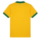Camiseta Brasil Primera Equipación 2013/14 Hombre Retro Oficial - Brasil, Brazil, Selecao, Canarinha, CBF, Sudamérica, Copa Confederaciones, Nike, Neymar, Neymar Jr, Fred, Paulinho, Thiago Silva, David Luiz, 2013, 2014, Retro, Vintage, Camiseta Clásica, Primera Equipación, Home Kit, Amarilla, Yellow, Verde, Hombre, Men, Camiseta de Hombre, Tienda Hincha Futbolero, Fútbol Internacional