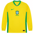 Camiseta Brasil I 25/26 Manga Larga Versión Jugador - TIENDA HINCHA FUTBOLERO