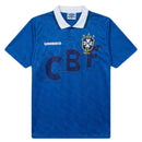 Camiseta Brasil Segunda Equipación 1991/93 Hombre Retro Oficial Azul - Brasil, Brazil, Seleçao, Canarinha, CBF, Umbro, Romario, Bebeto, Rai, Dunga, Zinho, 1991, 1992, 1993, Retro, Vintage, Camiseta Clásica, Segunda Equipación, Away Kit, Azul, Blue, Hombre, Men, Camiseta de Hombre, Tienda Hincha Futbolero, Fútbol Sudamericano