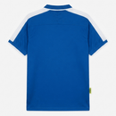 Camiseta Brasil Segunda Equipación 1997/98 Hombre Retro Oficial Azul - Brasil, Brazil, Selecao, Canarinha, CBF, Pentacampeones, Nike, Ronaldo Nazario, Rivaldo, Roberto Carlos, 1997, 1998, Retro, Vintage, Camiseta Clásica, Segunda Equipación, Away Kit, Azul, Blue, Hombre, Men, Camiseta de Hombre, Tienda Hincha Futbolero, Fútbol Sudamericano