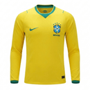 Camiseta Brasil Primera Equipación 26/27 Manga Larga Hombre - TIENDA HINCHA FUTBOLERO