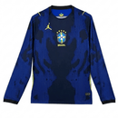 Camiseta Brasil Segunda Equipación 26/27 Manga Larga Hombre - TIENDA HINCHA FUTBOLERO