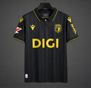 Camiseta Burgos CF Segunda Equipación 26/27 Hombre - Burgos CF, Burgos Club de Fútbol, El Plantío, Blanquinegros, Segunda Equipación, Away Kit, Visitante, Hombre, Men, Camiseta de Hombre, Negro, Black, Burgos 26/27, Tienda Hincha Futbolero, Fútbol Español, camiseta oficial