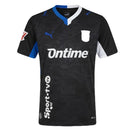 Camiseta CD Leganés Segunda Equipación 26/27 Hombre - CD Leganes, Leganes, Pepineros, Butarque, Madrid, La Liga, Spanish Football, Camiseta Oficial, Segunda Equipacion, Away Kit, Hombre, Men, Camiseta de Hombre, Negro, Black, 2026, 2027, Tienda Hincha Futbolero, Futbol Espanol