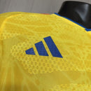Camiseta Colombia primera equipación 2026 2027 versión jugador amarillo authentic 1.1 premium Tienda Hincha Futbolero Colombia Home Jersey Slim Fit, Camiseta Colombia 2026, Colombia Authentic Jersey, Camiseta Colombia jugador, Tricolor 26/27, Comprar camiseta Colombia profesional, Equipación Colombia 2026 hombre, Calidad 1.1 jugador, FCF Store, Jersey amarillo Colombia.