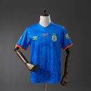 Camiseta hombre Selección RD Congo temporada 2025 2026 primera equipación oficial color azul fútbol técnica transpirable Leopardos FECOFA africana.