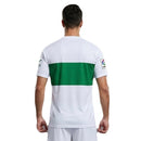 Camiseta hombre Elche CF retro blanca con franja verde temporada 2025 2026 edición especial La Liga calidad 1.1 oficial, Elche CF Retro, Camiseta Elche 25/26, Elche Club de Futbol La Liga, Ropa barata Elche, Calidad 1.1 Franjiverde, Tienda Hincha Futbolero, Martínez Valero, Bloke Core España, Camisetas de fútbol antiguas 2026, Regalo fútbol Elche.