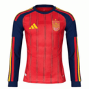 Camiseta España Primera Equipación 25/26 Manga Larga Hombre- TIENDA HINCHA FUTBOLERO