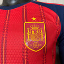 Camiseta España Primera Equipación 2025/2026 Manga Larga Versión Jugador - TIENDA HINCHA FUTBOLERO
