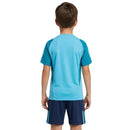 Conjunto entrenamiento Flamengo 2025 2026 niños kit completo camiseta azul claro y pantalón corto azul marino oficial entrenamiento fútbol niños Mengão 25/26.