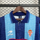 CAMISETA GIJÓN II 02/03 HOMBRE (RETRO) AZUL OFICIAL - TIENDA HINCHA FUTBOLERO