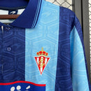 CAMISETA GIJÓN II 02/03 HOMBRE (RETRO) AZUL OFICIAL - TIENDA HINCHA FUTBOLERO