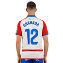 Camiseta Granada CF Primera Equipación 26/27 Hombre - Granada CF, Granada, Nuevo Los Cármenes, Nazaríes, Andalucía, Primera Equipación, Home Kit, Local, Roja y Blanca, Red and White, Hombre, Men, Camiseta de Hombre, Granada 26/27, Tienda Hincha Futbolero, Fútbol Español, La Liga camiseta oficial