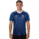 Camiseta hombre Selección Grecia temporada 2026 2027 oficial segunda equipación azul fútbol técnica transpirable HFF estilo helénico mundial.