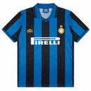 Camiseta Inter de Milan Primera Equipación 1995/96 Hombre Retro Oficial - Inter de Milan, Inter Milan, FC Internazionale, San Siro, Giuseppe Meazza, Nerazzurri, Serie A, Calcio, Umbro, Pirelli, 1995, 1996, Retro, Vintage, Camiseta Clásica, Primera Equipación, Home Kit, Azul y Negra, Blue and Black, Rayas Verticales, Stripes, Hombre, Men, Camiseta de Hombre, Tienda Hincha Futbolero, Fútbol Italiano