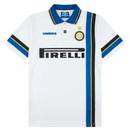 Camiseta Inter de Milán Segunda Equipación 1997/98 Hombre Retro Oficial - Inter de Milan, Inter Milan, Internazionale, Nerazzurri, San Siro, Serie A, Italian Football, Nike, Ronaldo, Ronaldo Nazario, R9, Zanetti, Javier Zanetti, Djorkaeff, 1997, 1998, Retro, Vintage, Camiseta Clásica, Segunda Equipación, Away Kit, Blanca, White, Hombre, Men, Camiseta de Hombre, Tienda Hincha Futbolero, Fútbol Italiano