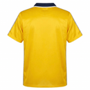 Camiseta Deportivo La Coruña Tercera Equipación 1999/00 Hombre Retro Oficial Amarilla - Deportivo de La Coruña, Deportivo, Dépor, SuperDépor, Riazor, Liga Española, La Liga, Spanish Football, Adidas, Djalminha, Mauro Silva, Roy Makaay, Fran, 1999, 2000, Retro, Vintage, Camiseta Clásica, Tercera Equipación, Third Kit, Amarilla, Yellow, Alternativa, Feiraco, Hombre, Men, Camiseta de Hombre, Tienda Hincha Futbolero, Fútbol Españo