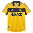 Camiseta Deportivo La Coruña Tercera Equipación 1999/00 Hombre Retro Oficial Amarilla - Deportivo de La Coruña, Deportivo, Dépor, SuperDépor, Riazor, Liga Española, La Liga, Spanish Football, Adidas, Djalminha, Mauro Silva, Roy Makaay, Fran, 1999, 2000, Retro, Vintage, Camiseta Clásica, Tercera Equipación, Third Kit, Amarilla, Yellow, Alternativa, Feiraco, Hombre, Men, Camiseta de Hombre, Tienda Hincha Futbolero, Fútbol Españo